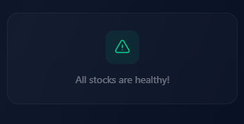 Low Stock Alert