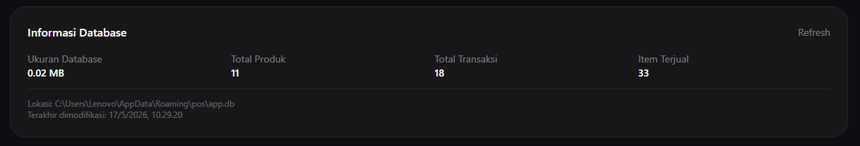 Database Info